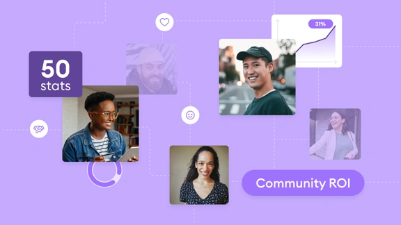 Cover of guide about the ROI of building an in-app community